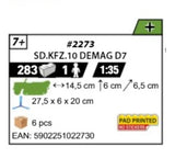 COBI 2273 - Sd. Kfz. 10 DEMAG D7