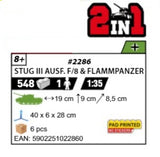 2286 - STUG III AUSF. F/8 &amp; FLAMMPANZER (PRE-ORDER)