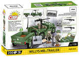 COBI 2297 - WILLYS MB & TRAILER