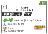 COBI 2298 - WILLYS MB - SAS