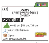 COBI 2299 - CHURCH SAINTE-MERE-EGLISE