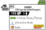 COBI 2402 - VW TYPE 82 KUBELWAGEN