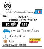 COBI 24511 - CITROEN 2CV TYPE AZ