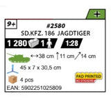 COBI 2580 - SD.KFZ. 186 - JAGDTIGER