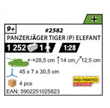 COBI 2582 - PANZERJAGER TIGER(P) ELEFANT