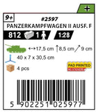 COBI 2597 - PANZERKAMPFWAGEN II AUSF. F