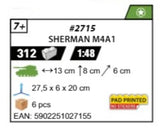 COBI 2715 - SHERMAN M4A1