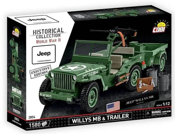 COBI 2804 - WILLYS MB & TRAILER Executive Edition