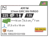 COBI 3116 - 37MM GMC M6 FARGO