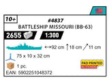 COBI 4837 - BATTLESHIP MISSOURI (BB-63)