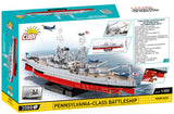 COBI 4842 - PENNSYLVANIA-CLASS BATTLESHIP 2in1 USS ARIZONA (BB-39) USS PENNSYLVANIA (BB-38) Executive Edition