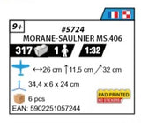 COBI 5724 - MORANE-SAULNIER MS.406