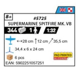 COBI 5725 - SUPERMARINE SPITFIRE MK.VB