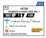 COBI 5728 - HAWKER HURRICANE MK.I