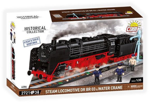 COBI 6286 - STEAM LOCOMOTIVE DR BR 03 & WATER CRANE Executive Edition