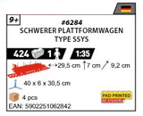 COBI 6284 - SCHWERER PLATTFORMWAGEN TYPE SSYS