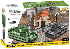 COBI 2284 - BATTLE OF ARRAS (1940) MATILDA II VS PANZER 38(t)